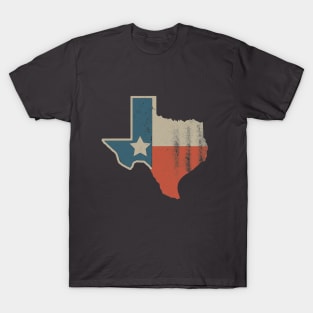 Texas State Pride - Rustic Lone Star Graphic T-Shirt